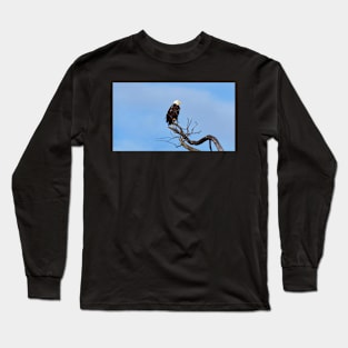 A Bald Eagle Perching In a Tree Long Sleeve T-Shirt